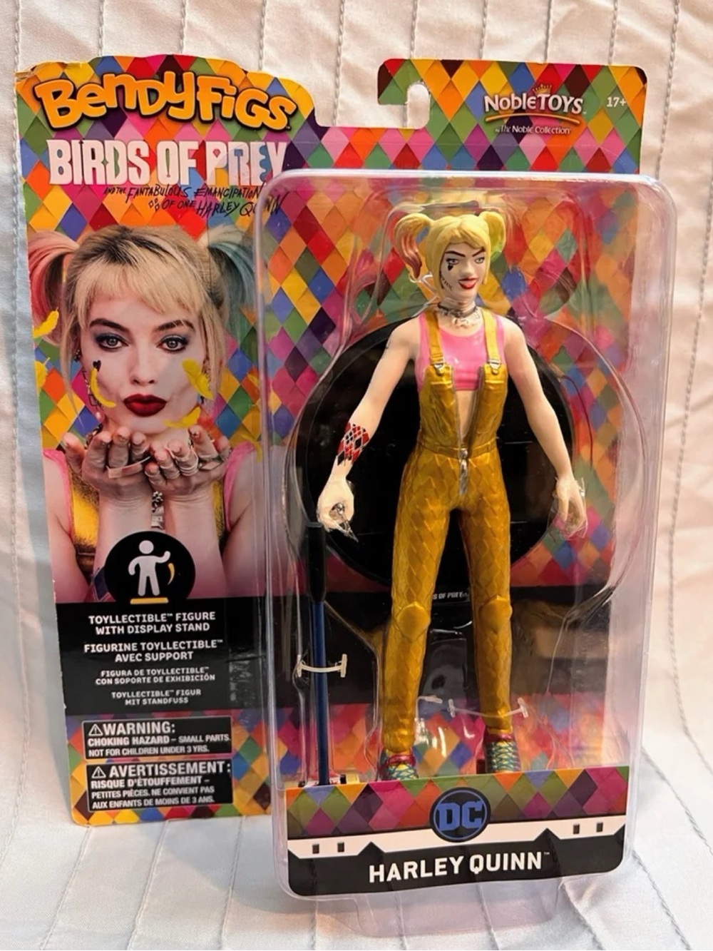 Noble Toys- Harley Quinn- DC Comics Figure- Bendyfigs- Birds Of Prey